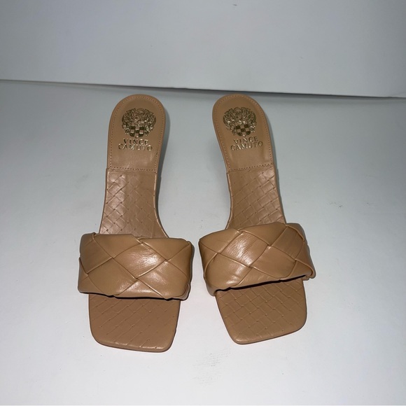 Vince Camuto Brelanie Braided Strap Sandal In Dulce De Lec Color NIB - Reemoly - Picture 7 of 15